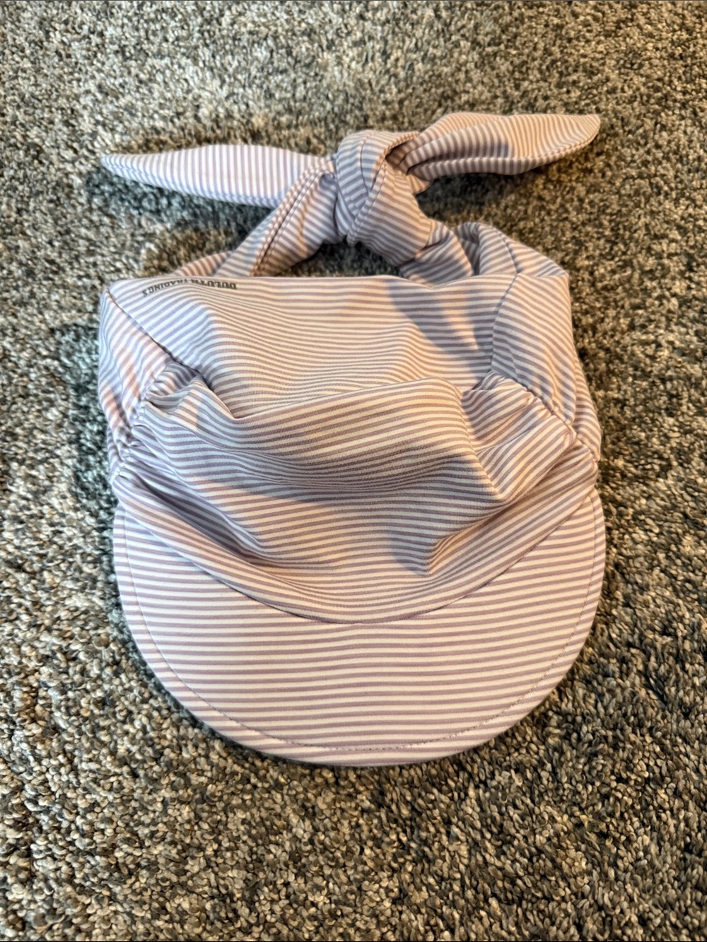 Duluth Trading Co. Women's Pier Genius Visor Headband Hat, Purple and White, OS